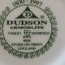 Rare Vintage Dudson Armorlite White 12cm Vitrified Ceramic Trinket Dish or Multi purpose bowl. Image 5