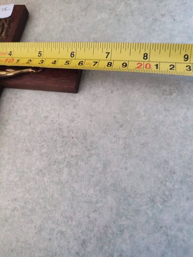 Vintage Sealed Wooden Crucifix  WALL HANGING Catholic INRI
