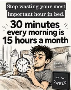 UNBED block - best alarm clock ever