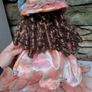 Large Vintage Porcelain Doll Vintage Image 3