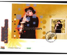 2002 Ireland Van Morrison Commemorative Stamp Miniature Sheet An Post First Day Cover (FDC)