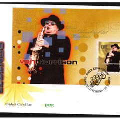 2002 Ireland Van Morrison Commemorative Stamp Miniature Sheet An Post First Day Cover (FDC)