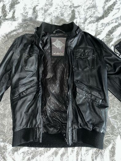 Black Faux Leather Jacket
