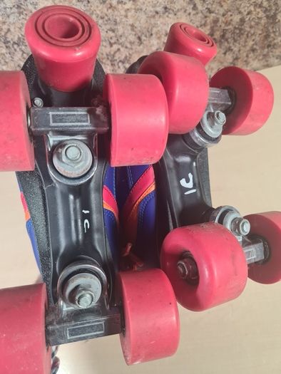 Kids NO FEAR roller skates boot skates SIZE UK 1 EU 33