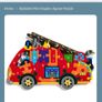 Alphabet Fire engine Jigsaw puzzle Brand new Image 2