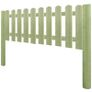 Picket Fence Impregnated Pinewood 5.1 m 110 cm 6/9cm Image 3