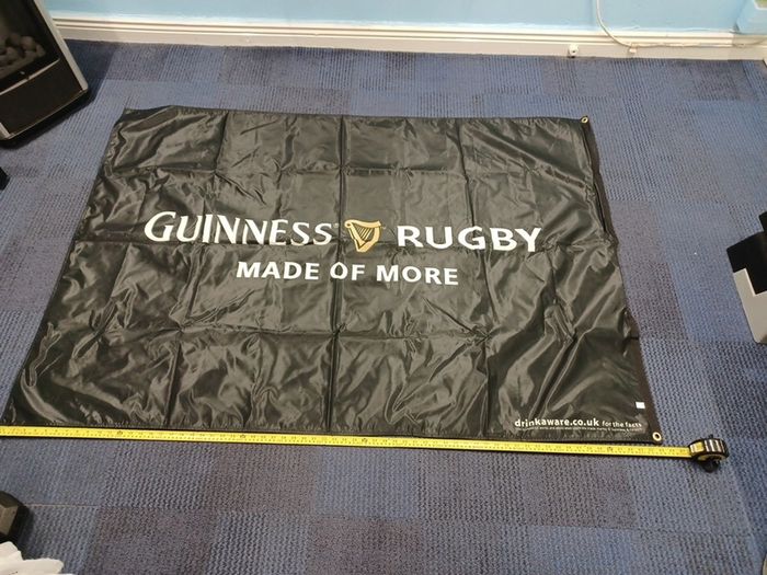 Guinness rugby flag