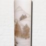 Winter christmas mountains image decorative candle Image 3