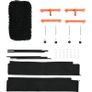 Hockey and Lacrosse Goal Backstop with Extended Coverage, 12' x 9' Lacrosse Net, Complete Accessories Training Net, Quick Easy Setup Backyard Lacrosse Equipment, Perfect for Youth Adult Training Image 6