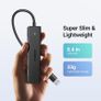 SB Hub 3.0, USB Splitter 4 Port Ultra Slim with 5Gbps Data Transfer, USB Extender for Mouse, Keyboard, Flash Drive, Card Reader, Printer, Compatible with Laptop, Desktop PC, Xbox, PS5, etc. Image 6