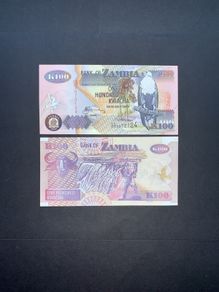 Zambia  100 Kwacha. 2009  ( UNCIRCULATED ) Pick 38i .replacement Issue.