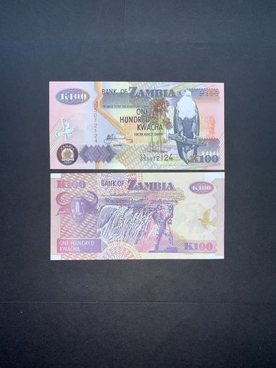Zambia  100 Kwacha. 2009  ( UNCIRCULATED ) Pick 38i .replacement Issue.