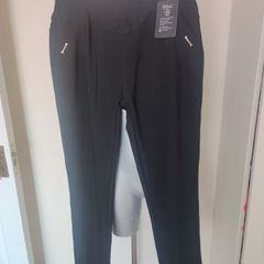BNWT Black ladies pull on elastic Classic Fashion collection Queene pants size UK20 EU48 Postage included