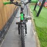Kids 14-Inch Strike Bike with Stabilisers (Green/Black) Image 6