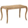 Dining Table 118x60x76 cm Solid Mango Wood Image 8