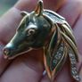 Vintage 1980s New View - Horses in a Heart Shape Brooch Pin and Vintage Weiss gilt horses head brooch 35 each Image 10