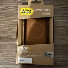OtterBox symmetry IPhone 15 - brown leather
