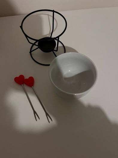 candle fondue set