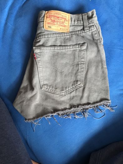 Levi's 501 short, grey, size 31/32
