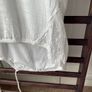 top white & lace top with parka back one size new collection brand Image 3