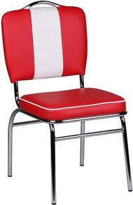Retro vintage design funky American styled dining chair