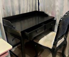 Vintage look Heavy Wooden Desk & Matching Chair