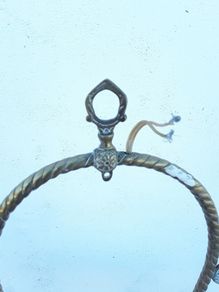 Victorian oil lamp converted to electrics