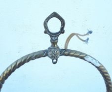 Victorian oil lamp converted to electrics