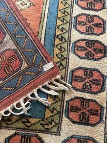 Vintage Hand made Turkish Wool Rug-165 X 228 cm