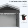 3 x 3 (M) Pop Up Gazebo Event Shelter, Height Adjustable Party Tent with 3 Sidewalls, Weight Bags and Wheeled Bag Image 7