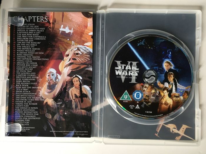 Star Wars Trilogy (IV - V - VI) (Silver Boxset) Harrison Ford, Mark Hamill & Carrie Fisher [3xMovie 4DVD]