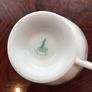 5 stamped china tea cups floral pattern and gold  guided cup Image 8