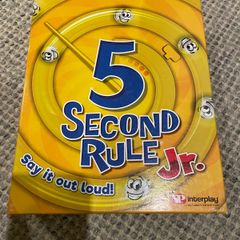 Five second rule junior