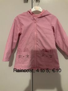 Pink raincoat
