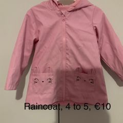 Pink raincoat