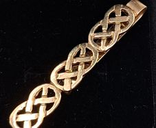 Celtic open design tie slide