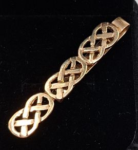 Celtic open design tie slide