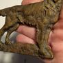 Early 20th Century Brass Retriever Dog Image 8