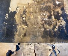 This historic group photograph depicts members of the First Dail Eireann established in 1919 following the 1918 general election