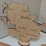 wooden map Image 2