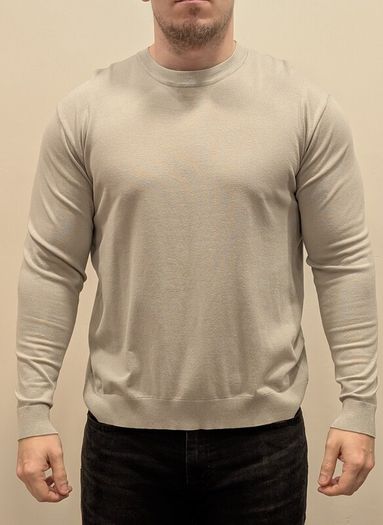 Zara Men's Jumper | Gray | Medium