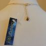 DesignSix Grammy Necklace Gold Colour Snake Chain with Oval Pendant New With Tags Image 2
