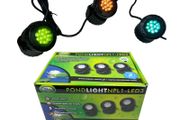 Aqua Nova NPL1-LED3 3x1.6W LED Pond Light with Twilight Sensor