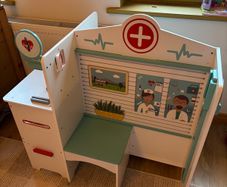 Wooden children doctor's clinic