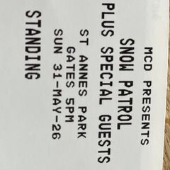 Snow Patrol St Annes