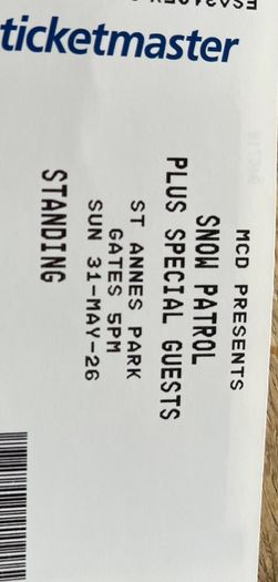 Snow Patrol St Annes