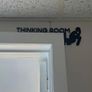 modern comical bathroom home decor sign Image 4