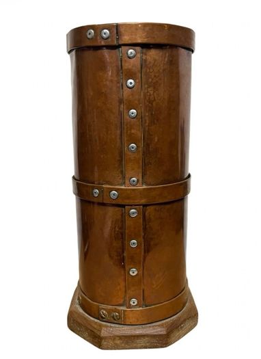 Victorian period Arts and crafts copper vase