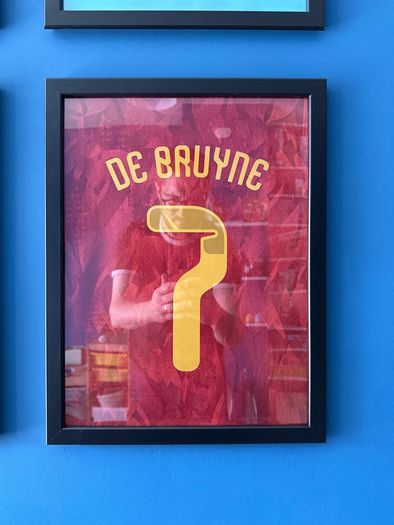 Kids football jersey picture frames