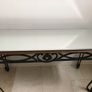 Mirrored Brass Console Table Image 10